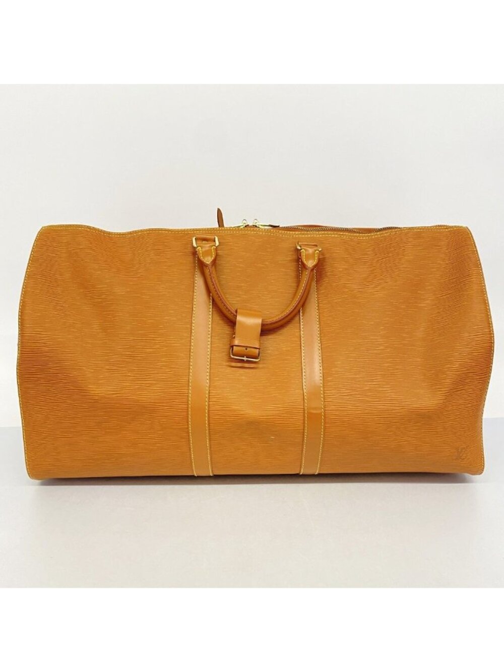Louis Vuitton Boston Bag Epi Keepall 55 Cipango Gold - Picture 8 of 8